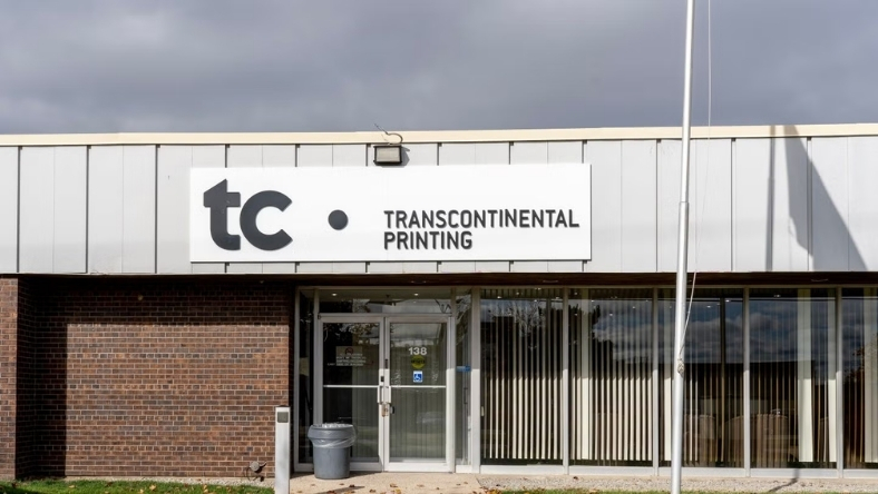 Exterior of a TC Transcontinental Packaging facility building